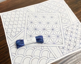 SASHIKO for dish towel "YOSEMOYO" ---HOBBYRAHOBBYRE--- cloth or cloth & yarn