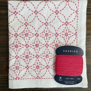 SASHIKO für Geschirrtuch "Nagomi" SHIPPOUTSUNAGI <olympus> Stoff oder Stoff & Garn