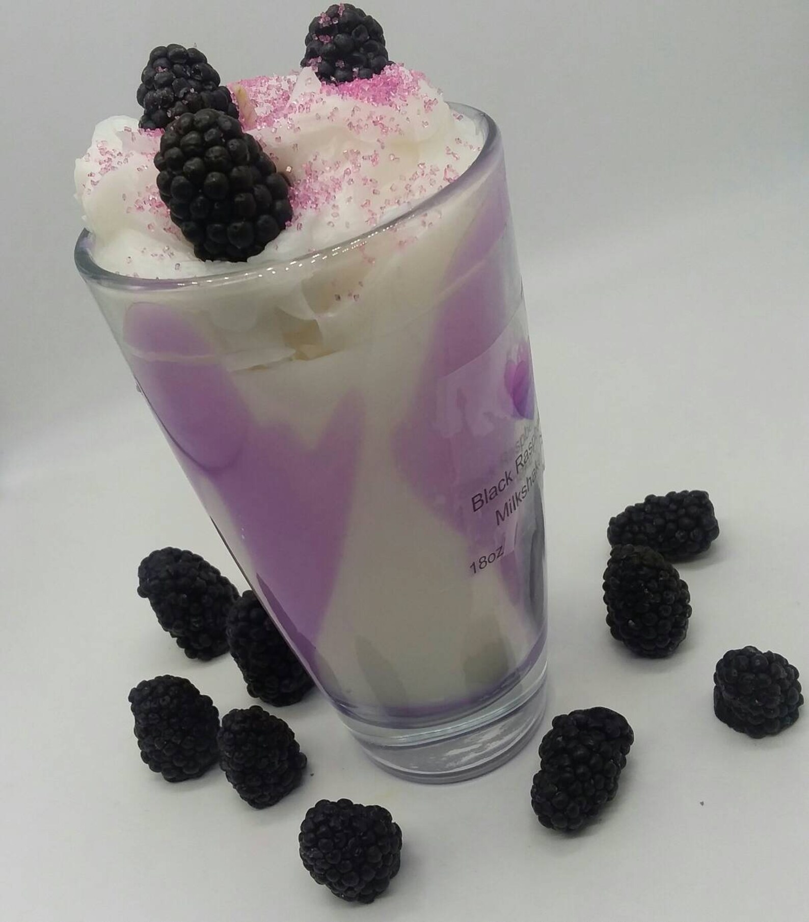 Black Raspberry Vanilla Milkshake Candle Drink Candle Etsy