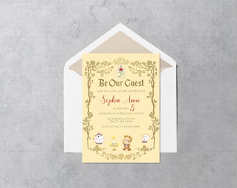 Be Our Guest Invite Etsy