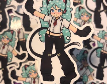 Naklejka Neku Miku