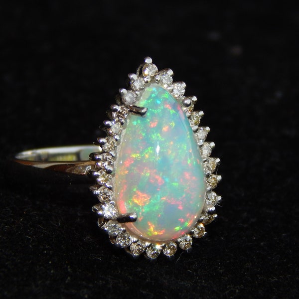 Opal Ring Vintage - Etsy