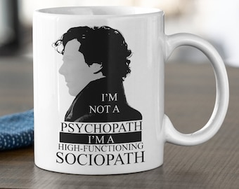 Portrait Sherlock Illustration Mugs Personalized Mug