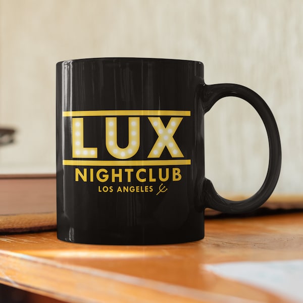 Lucifer Morningstar Tasse. Lux Nightclub Mug. 11/15 oz Tasse à café cadeau