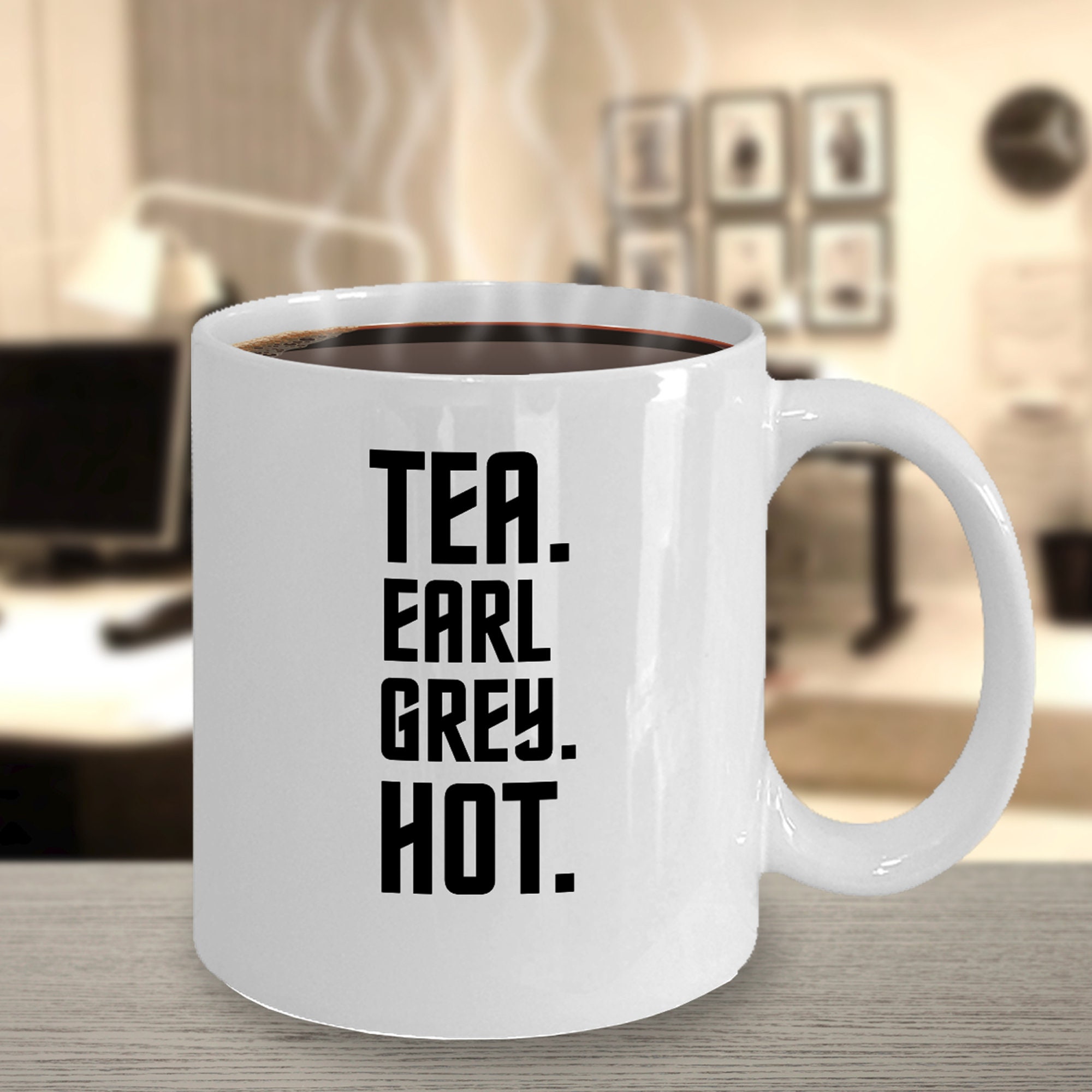 Picard Coffee Mug Trekkie Mug Tea Earl Grey Hot Science Etsy
