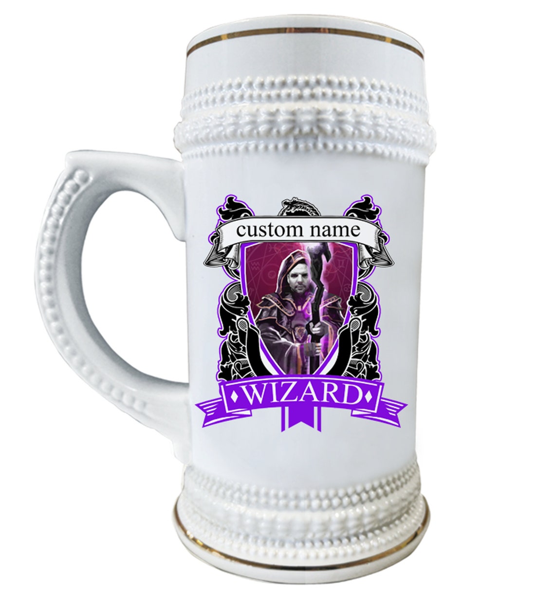 Custom D&D Beer Stein. DnD mugs. Dungeon and Dragon Etsy