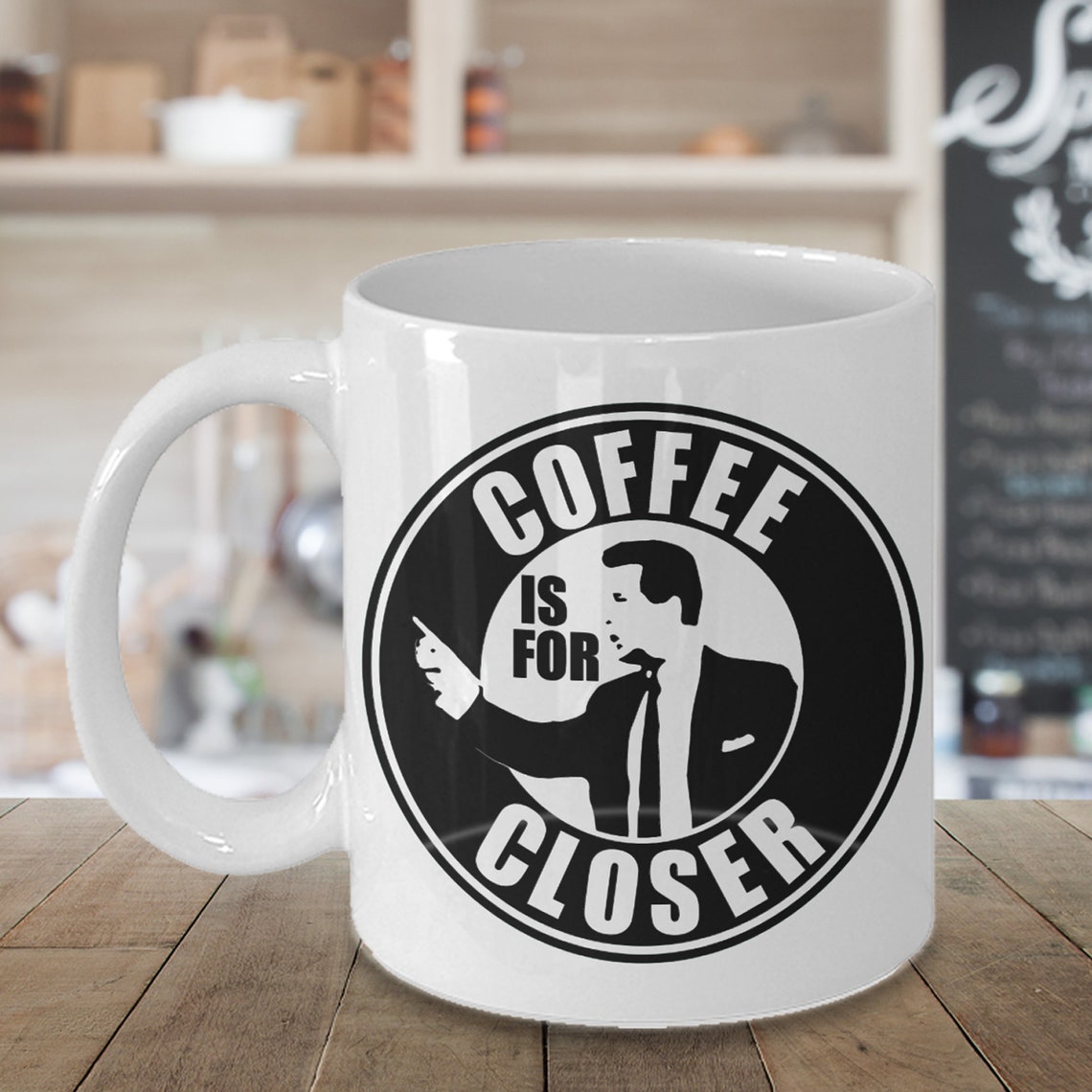 Coffee is for closer mug. For salesman Glengarry mug. Best Etsy