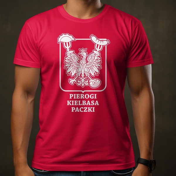 Pierogi, Kielbasa, Paczki, herencia polaca, Día Dyngus. Ropa Polska, Regalo Polaco, Pascua Polaca, Regalo Babcia y Dziadek.