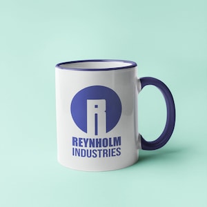 Reynholm Industries mug. IT crowd mug. Douglas mug, Moss, Trenneman, Barber. 11/15 oz coffee mug.