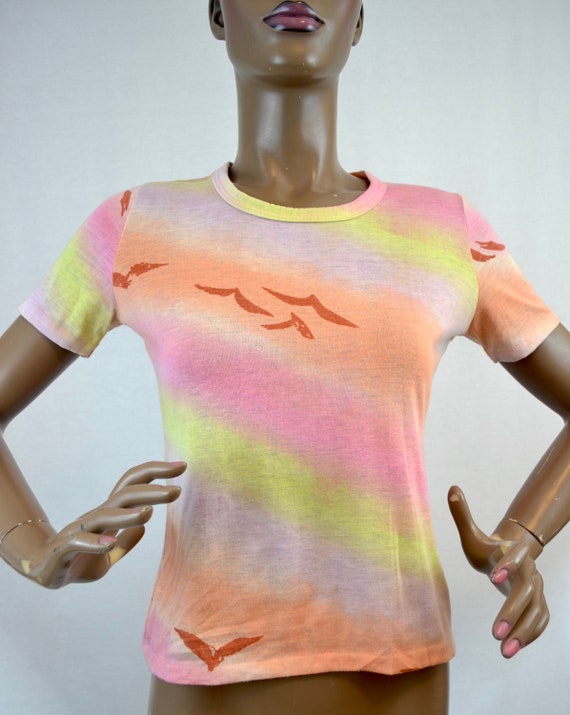 70's sunset baby tee - image 2