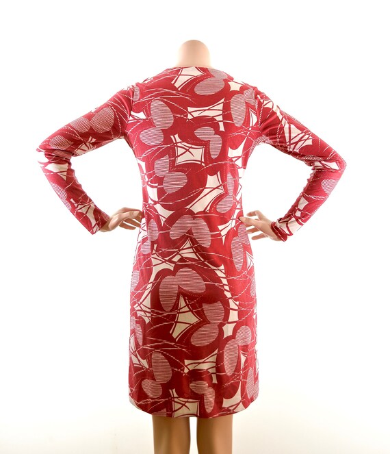 60's Aileen butterfly print pencil dress - image 3