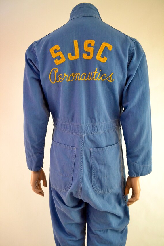 50's cotton coveralls - 'SJSC Aeronautics'