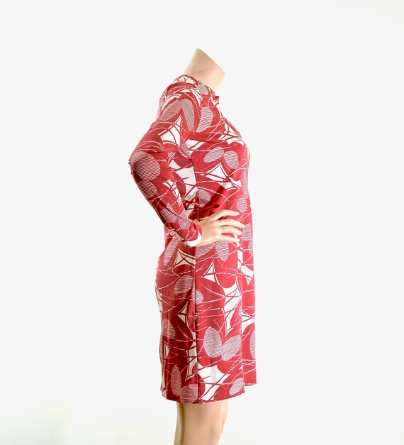 60's Aileen butterfly print pencil dress - image 2