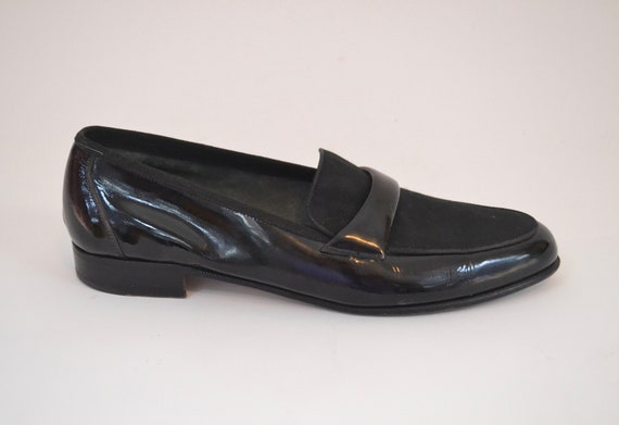 80's Vintage Salvatore Ferragamo patent leather l… - image 2