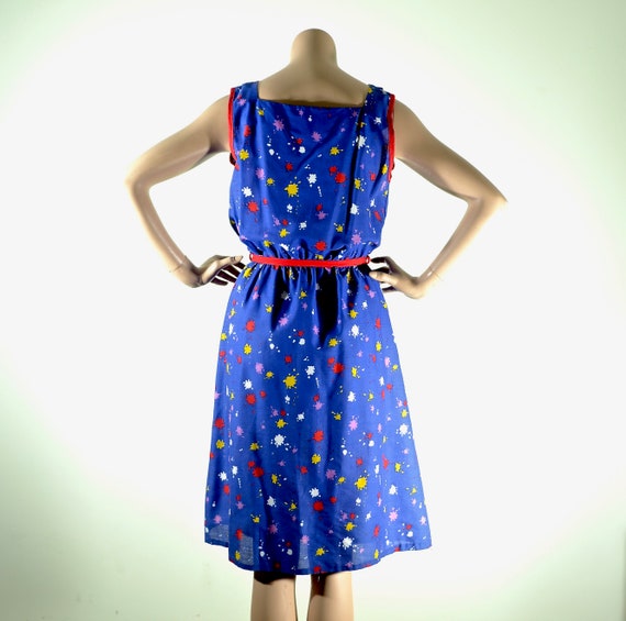 80's splatter sun dress - image 2