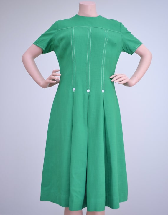 60's emerald city mod dress - image 1