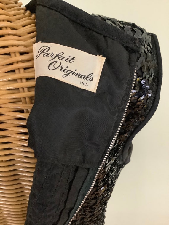 50's sleeveless sequin top - image 3