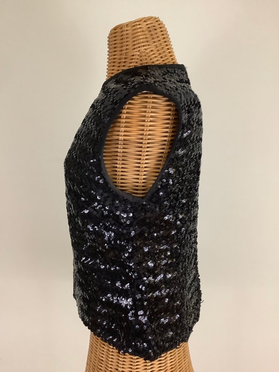 50's sleeveless sequin top - image 4