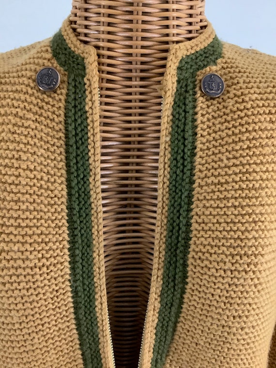 50's hand knit cardigan - image 3