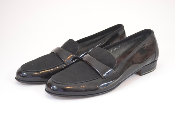 80's Vintage Salvatore Ferragamo patent leather l… - image 1