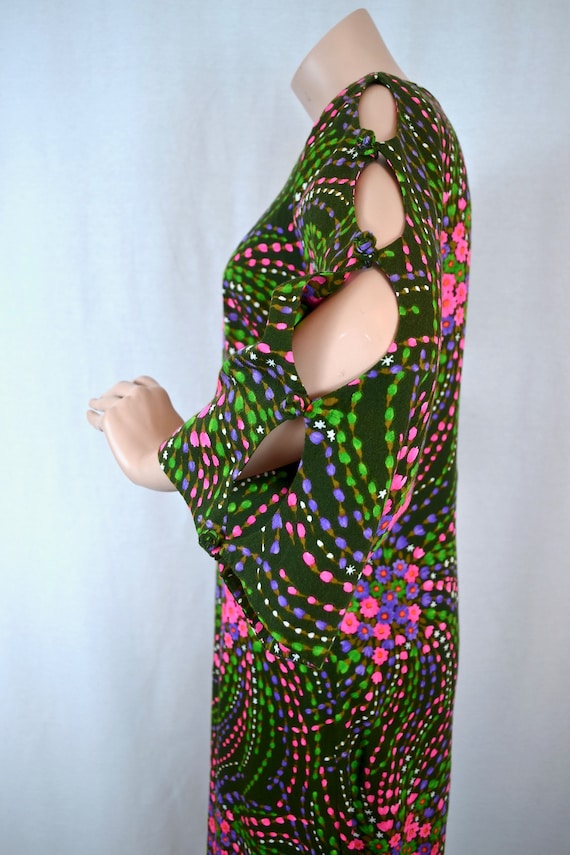 Stan Hicks psychedelic maxi dress - image 2