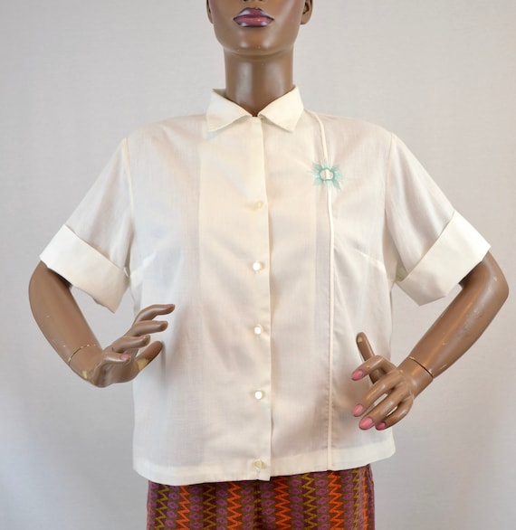 50's atomic blouse by GRAFF - image 2