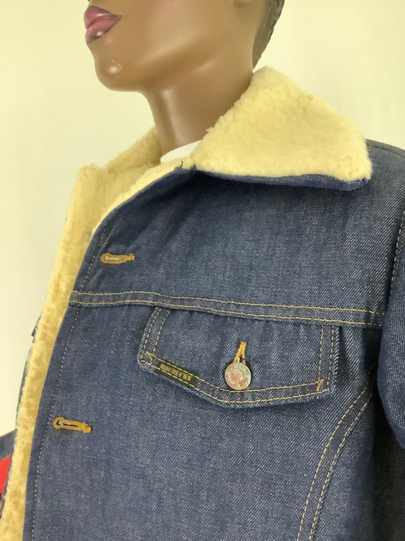 50's Roebucks winter denim jacket - image 2