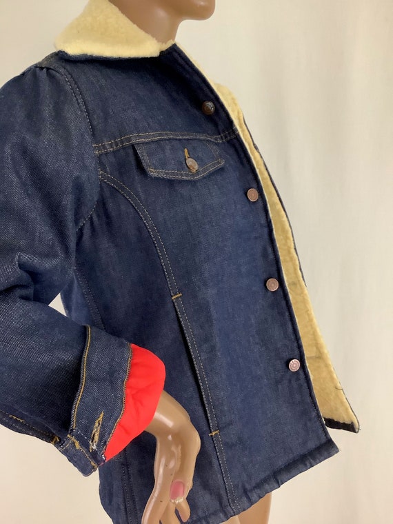 50's Roebucks winter denim jacket - image 3