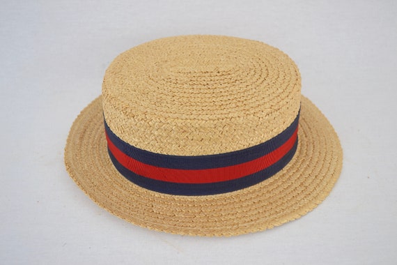 Boater straw hat