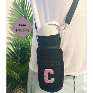 Personalized Owala Holder Bag Accessory Gift Idea for Mom or Daughter Initial Water Bottle Bag or Pouch Gift Idea and Accessories for Friend