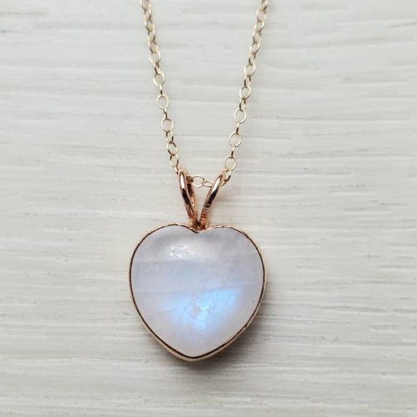Moonstone Necklace Etsy