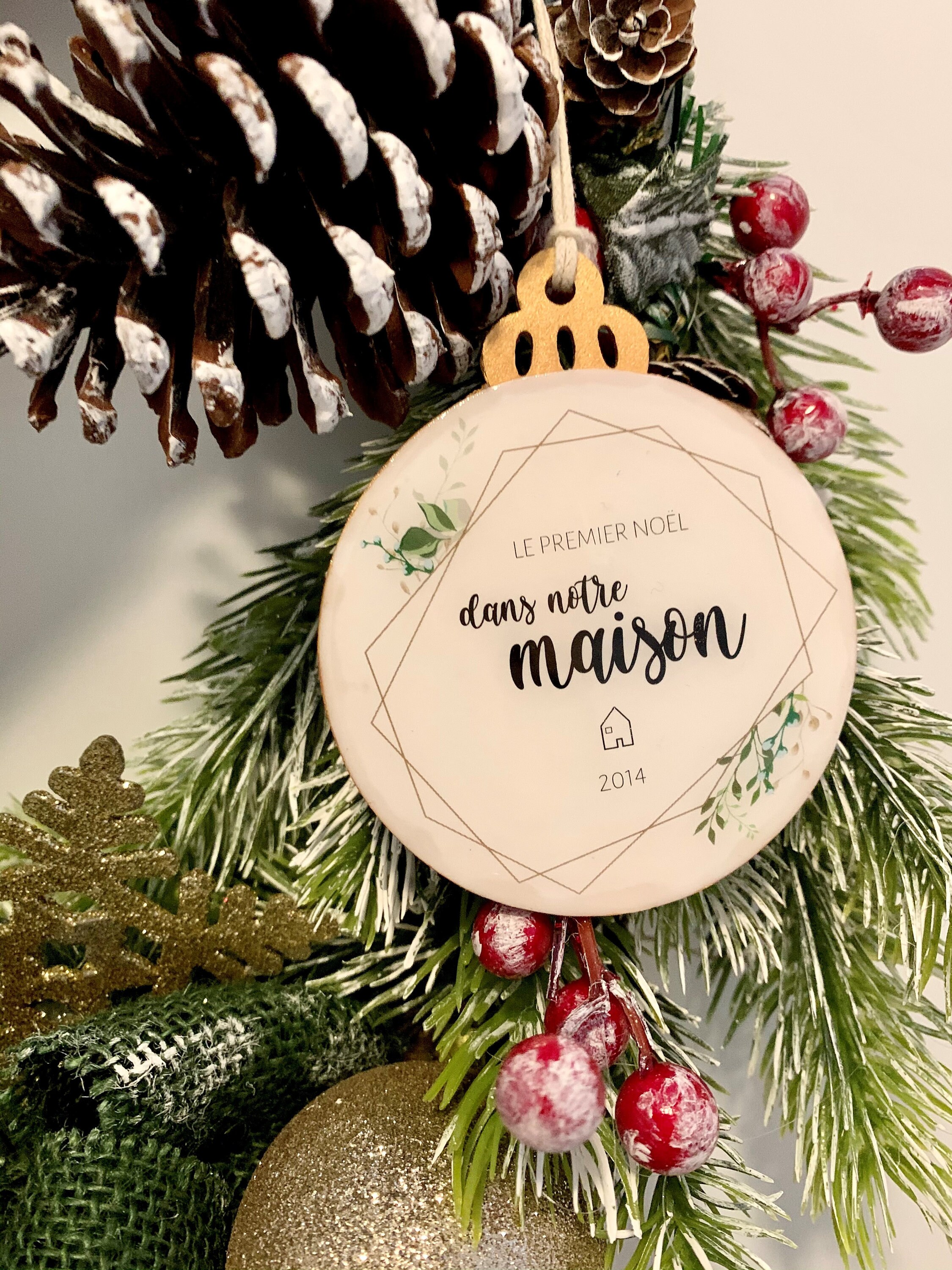 Boules de Noël personnalisées  Etsy