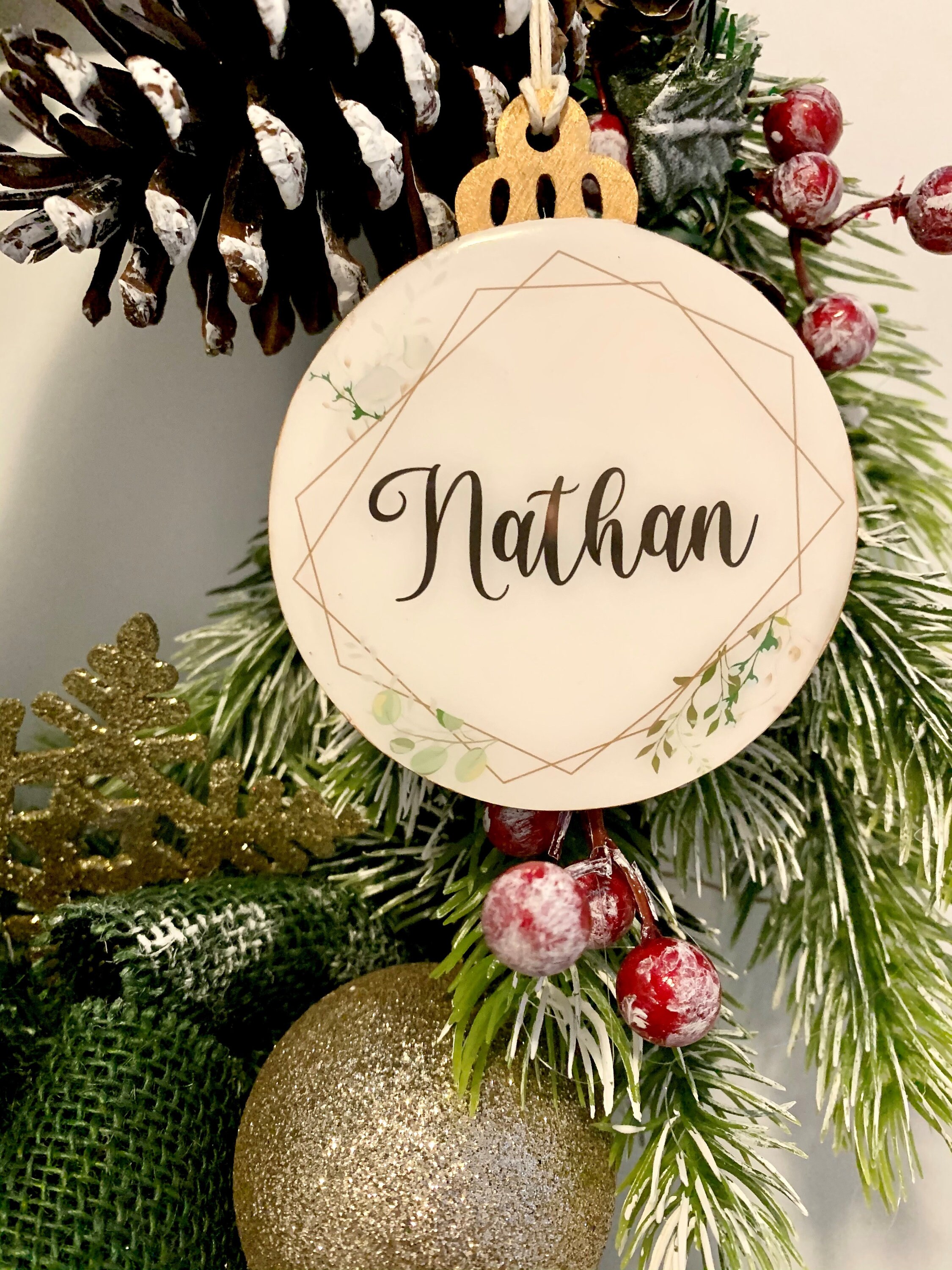 Boules de Noël personnalisées | Etsy