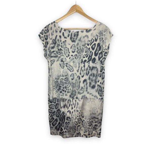 Marc Cain S Sports Blue Leopard Print Lightweight Outdoor Jacket SS 12.02 W70 COL 395 main image 1