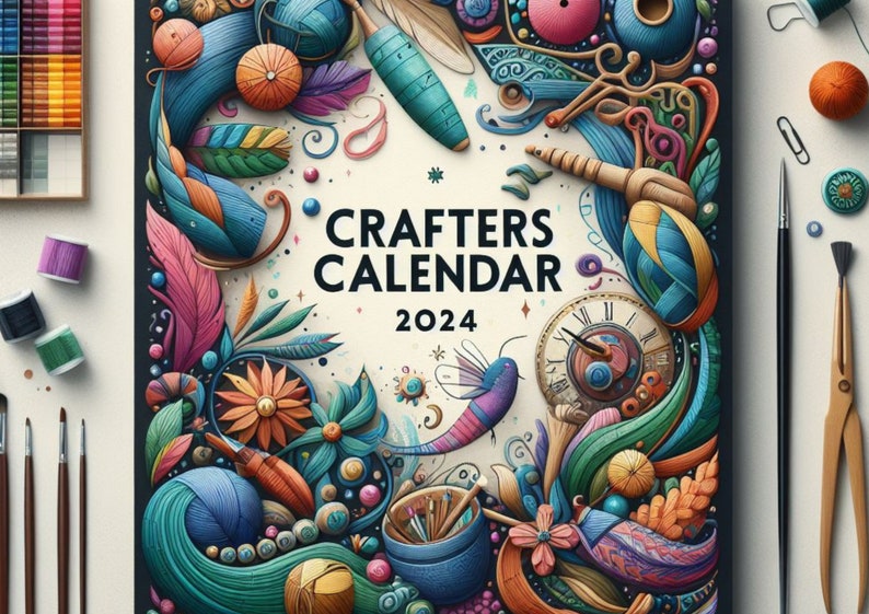 2025 Crafters Calendar Etsy