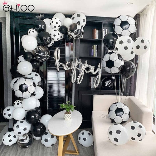 Soccer Balloon Garland Soccer Birthday Party Decoration Etsy
