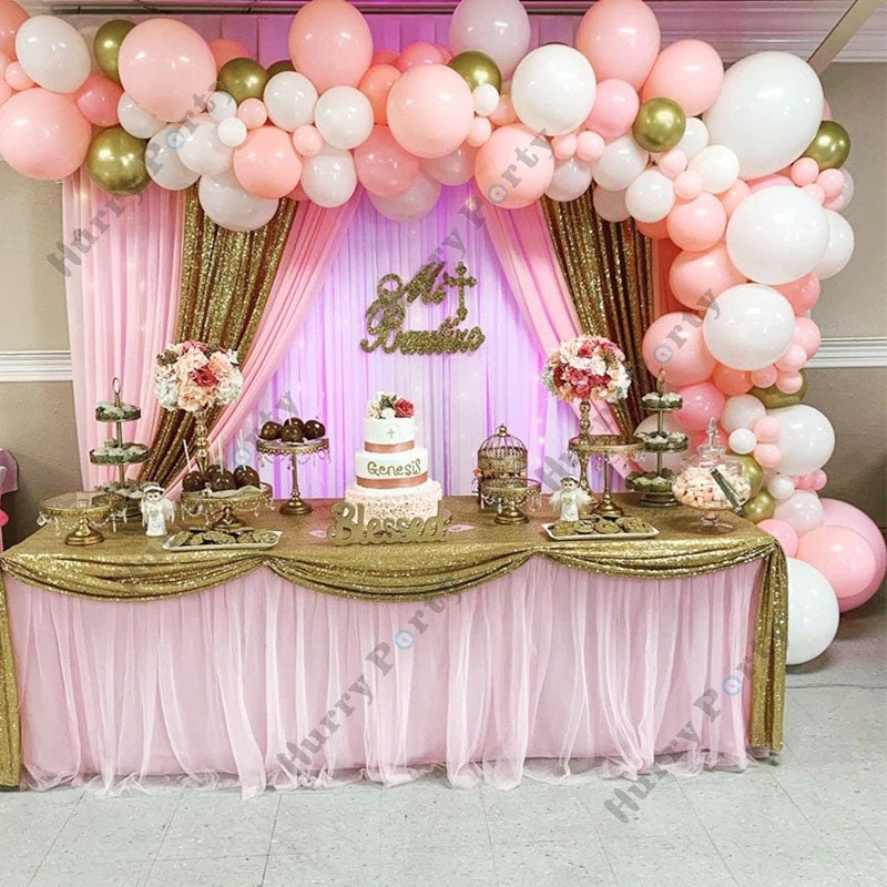 116pcs Birthday Balloons Garland Arch Kit Macaron White Pink - Etsy