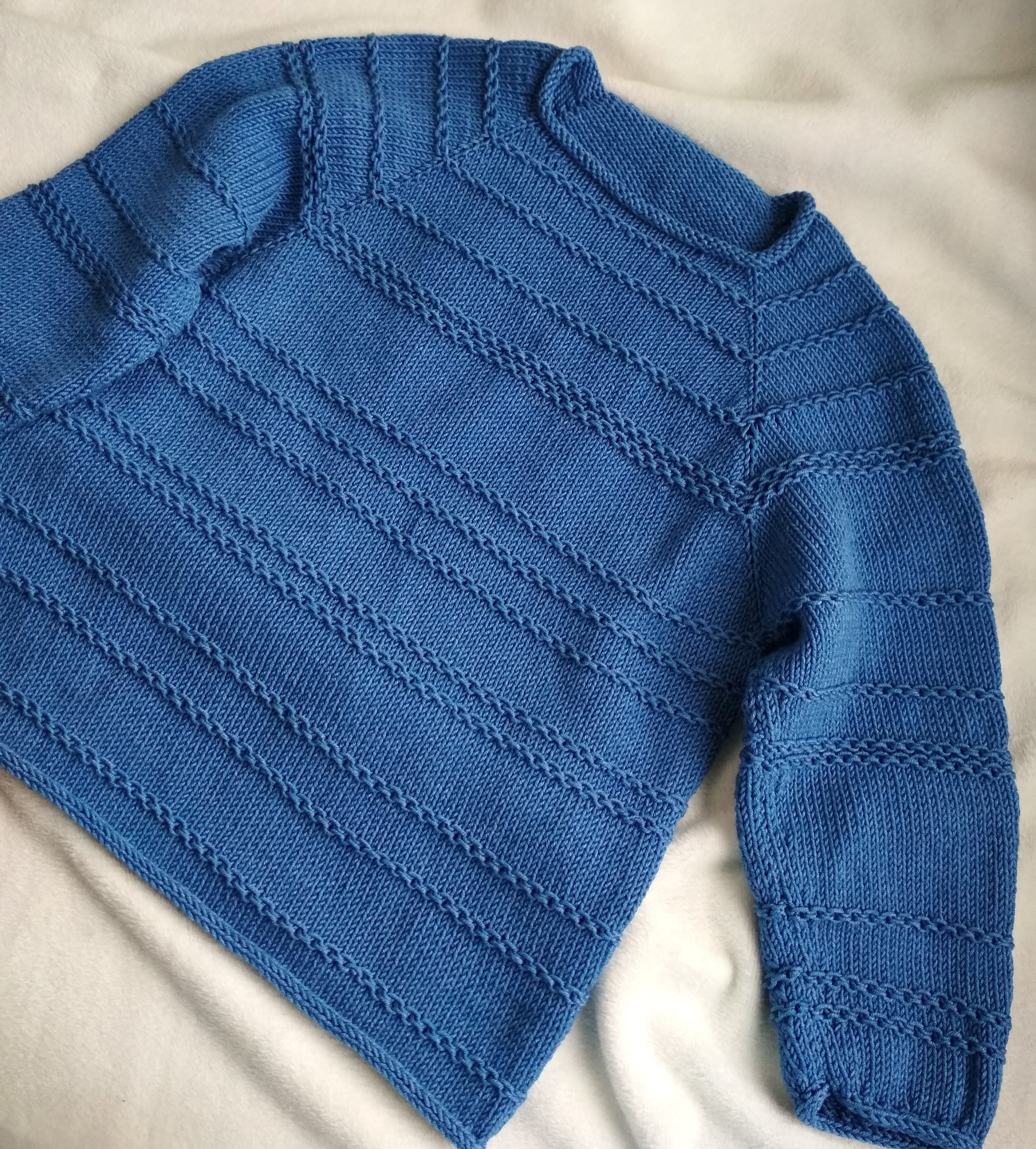 Knitting Pattern Jumper for kids 110128cm. PDF pattern raglan Etsy