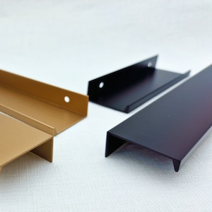 Hidden Profile Cabinet Pulls – Aluminum Drawer Handles for Kitchen & Wardrobe