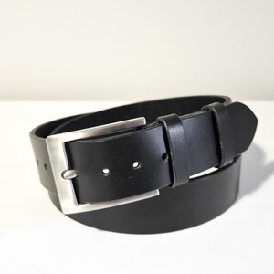 Stainless Steel Belt Buckle: Matte Silver Replacement Buckle - 40mm (1.57'') image 3