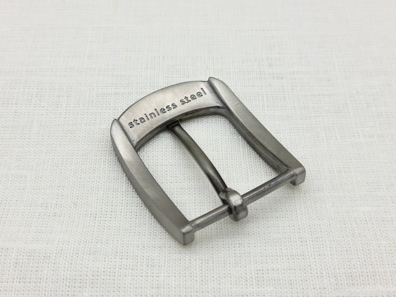 Silver buckle Stainless Steel buckle Premium belt buckle Men belt buckle 40mm 1.57 '' image 4