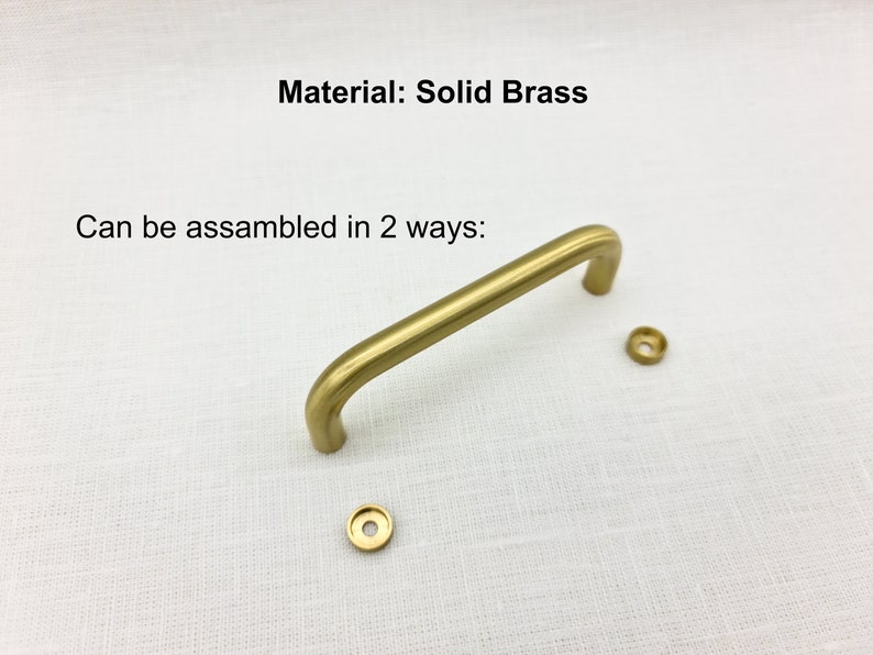 Solid Brass Handles Solid Brass Hardware Solid Etsy