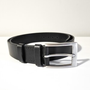 Stainless Steel Belt Buckle: Matte Silver Replacement Buckle - 40mm (1.57'') image 4