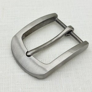 Boucle en argent Boucle en acier inoxydable Boucle de ceinture Premium Boucle de ceinture pour homme 40 mm 1,57 '' image 3