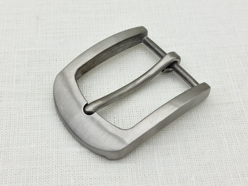 Boucle en argent Boucle en acier inoxydable Boucle de ceinture Premium Boucle de ceinture pour homme 40 mm 1,57 '' image 3