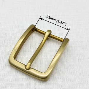 Solid Brass Buckle Premium Belt Buckle Gold Buckle Men Belt Buckle 35mm ...