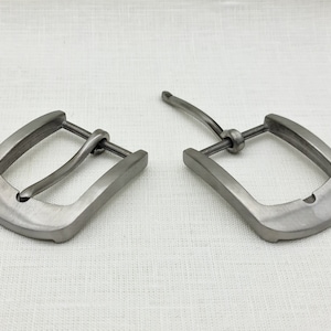 シルバーバックル ステンレススチールバックル プレミアムベルトバックル メンズベルトバックル 40 mm 1.57 ''