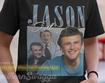 Jason segel shirt design retro style cool fan art t-shirt 90s poster 297 tee