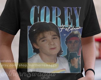 Corey feldman shirt design retro style cool fan art t-shirt 90s poster 293 tee