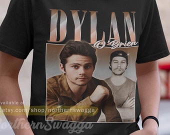 Dylan o'brien shirt design retro style cool fan art t-shirt 90s poster 152 tee